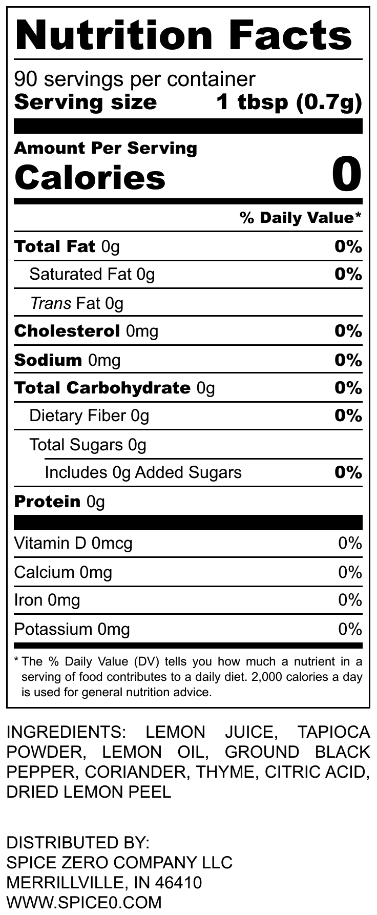 Salt-Free Lemon Pepper Seasoning